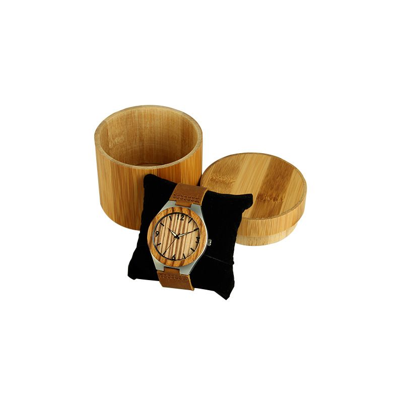 Uhrenaufbewahrungsbox, modische, schlichte Bambusbox, Radiumschnitzerei, exquisite Uhrenverpackungsbox aus Papier_voghion.com