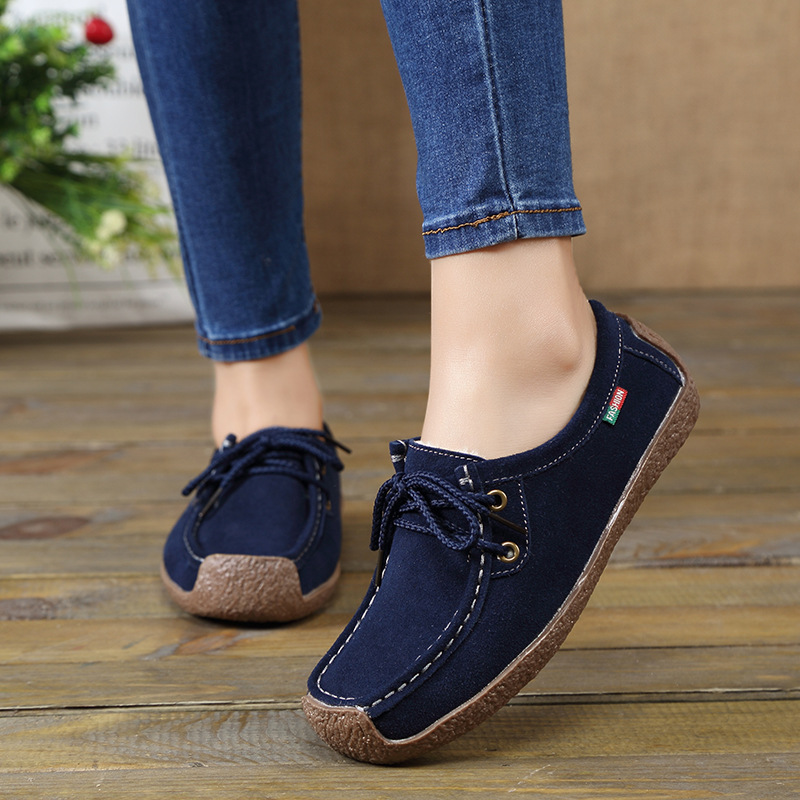 Damen-Slip-on-Loafer, bequeme flache Schuhe, bequemer, flacher Loafer zum Gehen
_voghion.com