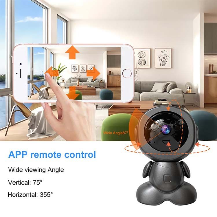 Indoor WiFi Security Camera – 1080P HD, Night Vision, Two-Way Audio, Motion Detection, Alexa Compatible_voghion.com