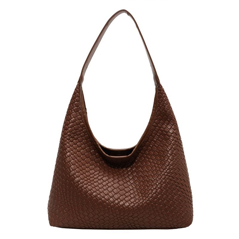 Nuova borsa da viaggio versatile da donna, di grande capacità, con tracolla in tinta unita e testurizzata, dal design alla moda._voghion.com