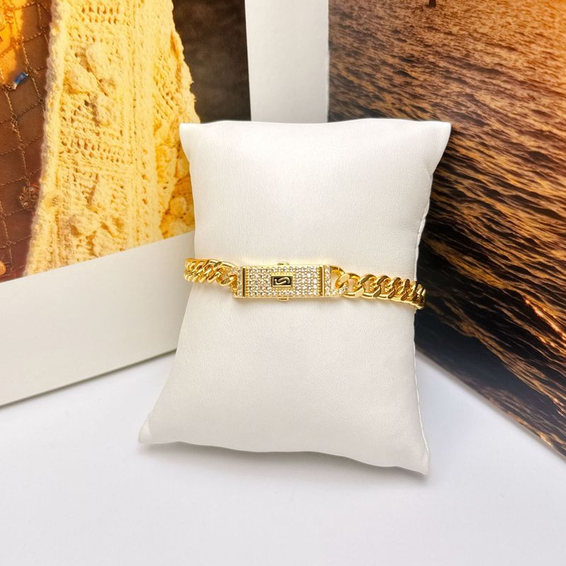 Collana con bracciale staccabile, gioielli, stile classico punk rock cubano, regalo hip hop_voghion.com