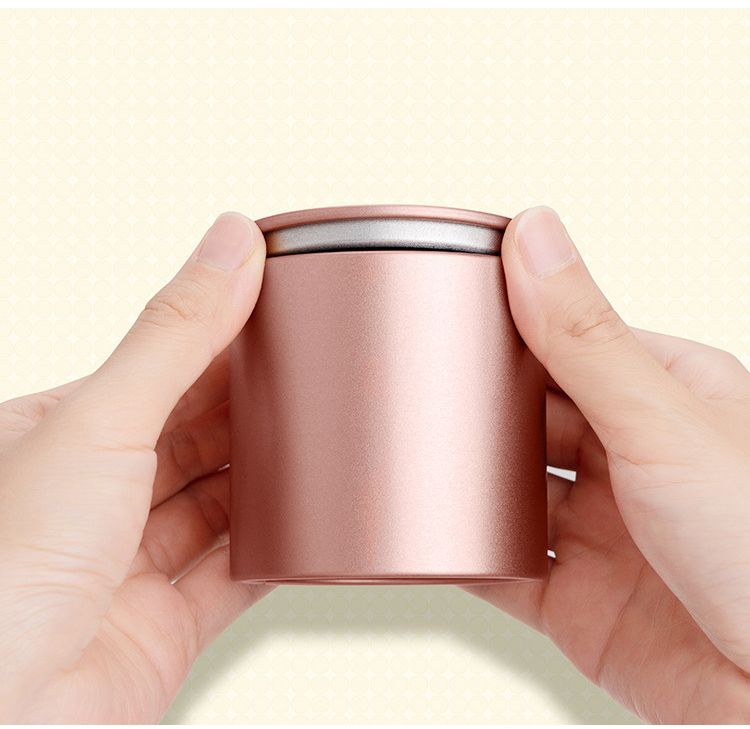 Barattolo per imballaggio del tè Contenitore per tè rotondo in latta smerigliata Contenitore per tè, caramelle, caffè Organizzatore per imballaggio_voghion.com