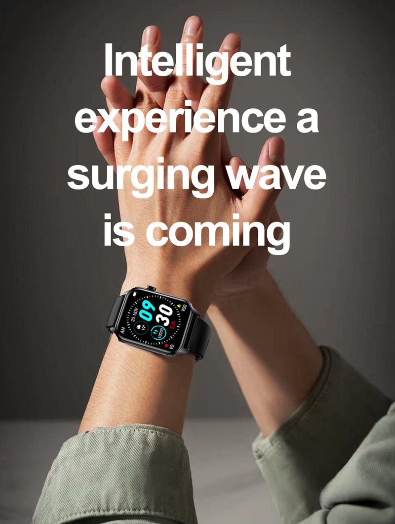Montre connectée TG08, 1,85" pour hommes et femmes (répondre/passer des appels), tracker Fiess avec plus de 100 modes sport, étanche_voghion.com