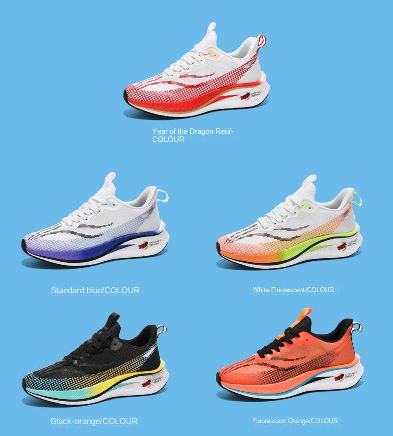 Chaussures de course Red Rabbit 7PR, style couple d'été, chaussures de sport à plaque de carbone vraiment explosives_voghion.com