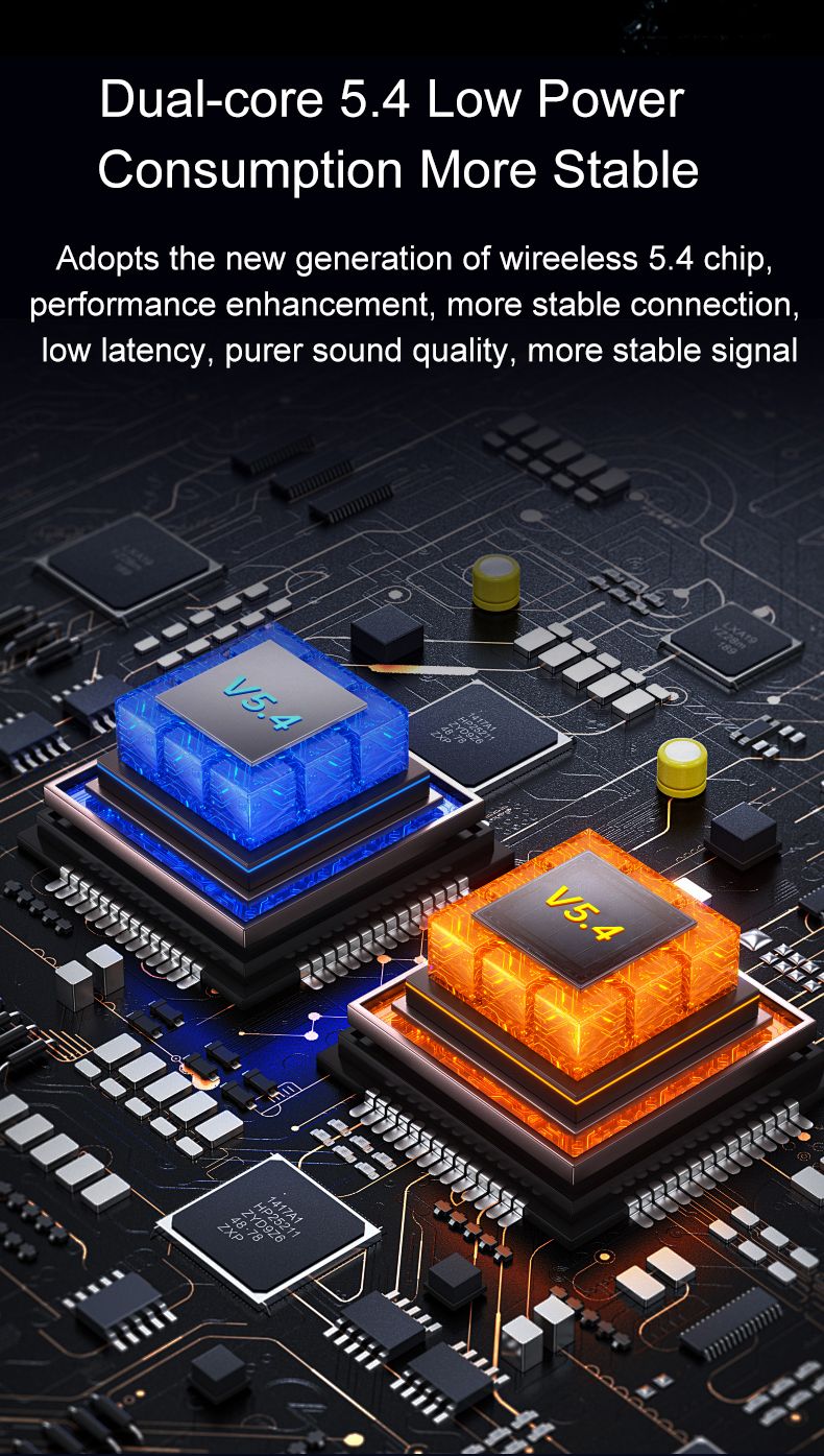 Music Interphone Dual Bluetooth 5.4 Motorcycle Helmet Intercom Headset Waterproof 500m Intercomunicador Speaker Earphone_voghion.com