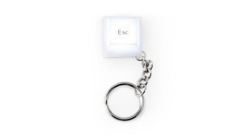 Lighted ESC Keyboard Keychain for Low-Cost Excellence & Quality Budget_voghion.com