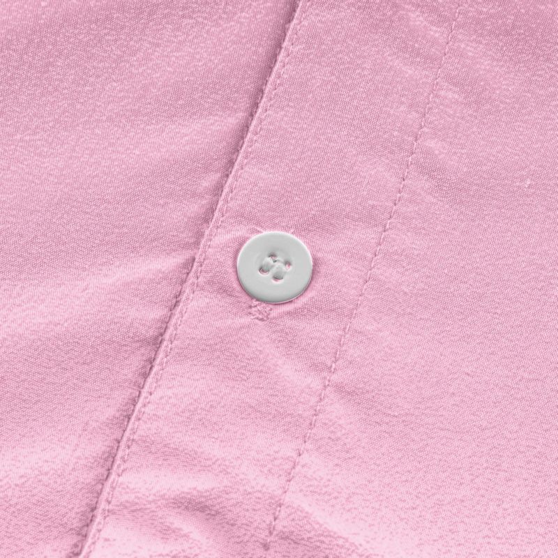 Herrenbekleidung Lose Leinen Strickjacke Einfarbig Lässig Stehkragen Langarmhemd_voghion.com