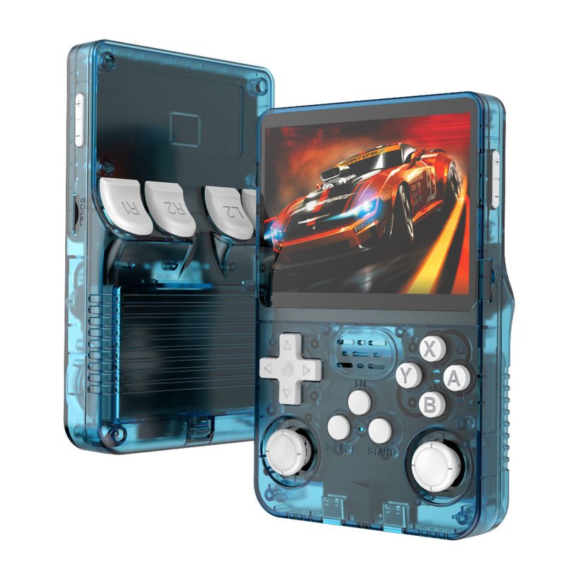 Console de jeux vidéo portable rétro Open Source R36S Système Linux Écran IPS 3,5 pouces Lecteur vidéo de poche portable 64 Go 128 Go Jeux_voghion.com
