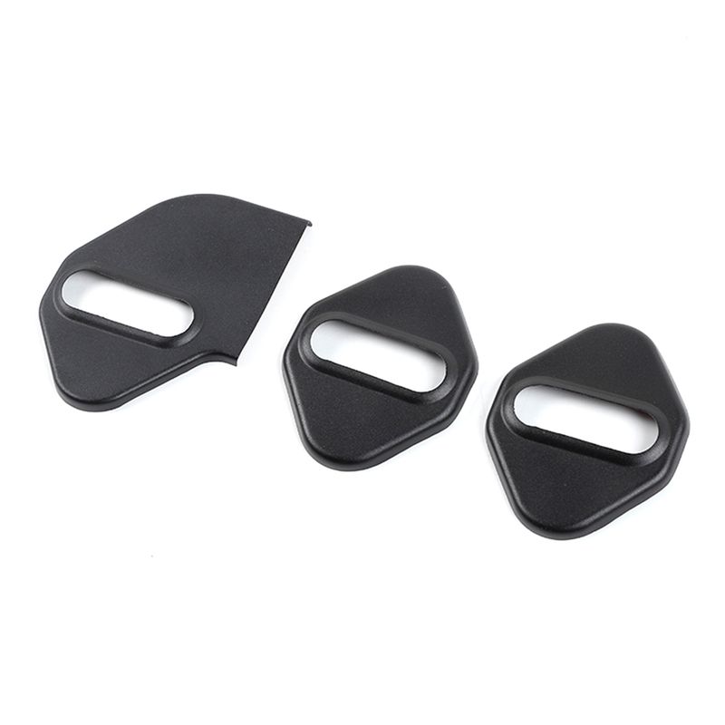 Autodeurslot beschermende decoratiehoes stickers voor Suzuki Jimny 2019 2020 2021 exterieur accessoires (zwart)_voghion.com