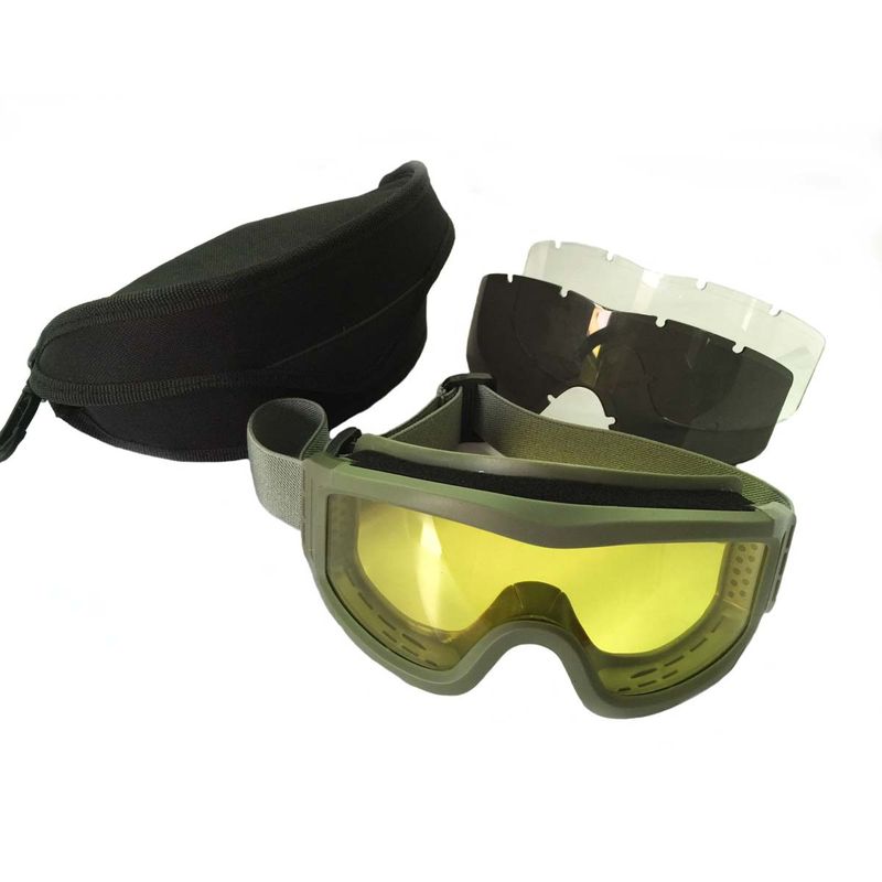 Factory supply shooting glasses field sand-proof windproof bulletproof equipment Alpha CS thickened bulletproof goggles_voghion.com
