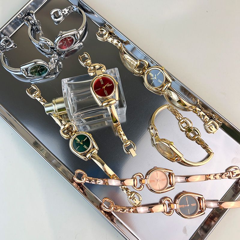 Orologio da polso vintage con bottone, orologio da polso da donna di alta gamma, orologio al quarzo casual alla moda, regalo quotidiano per compleanno, anniversario, San Valentino_voghion.com