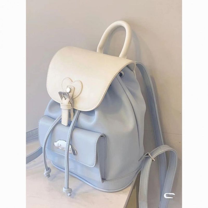 shopping Backpack High School Students Lightweight Desk Bag Leisure Versatile Daily Commuting_voghion.com