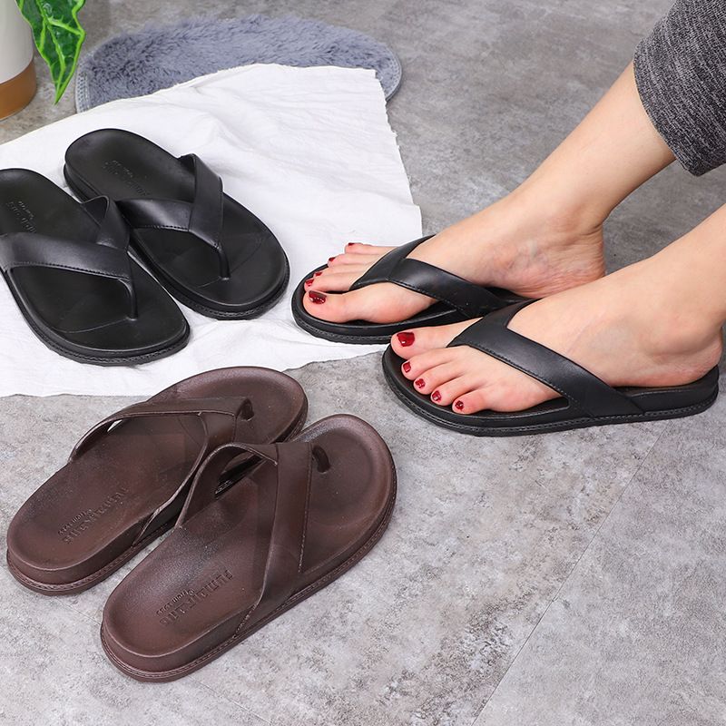 Nuove infradito per studentesse, versione coreana, per coppie, da indossare con pantofole da uomo, scarpe da spiaggia antiscivolo per l'estate_voghion.com