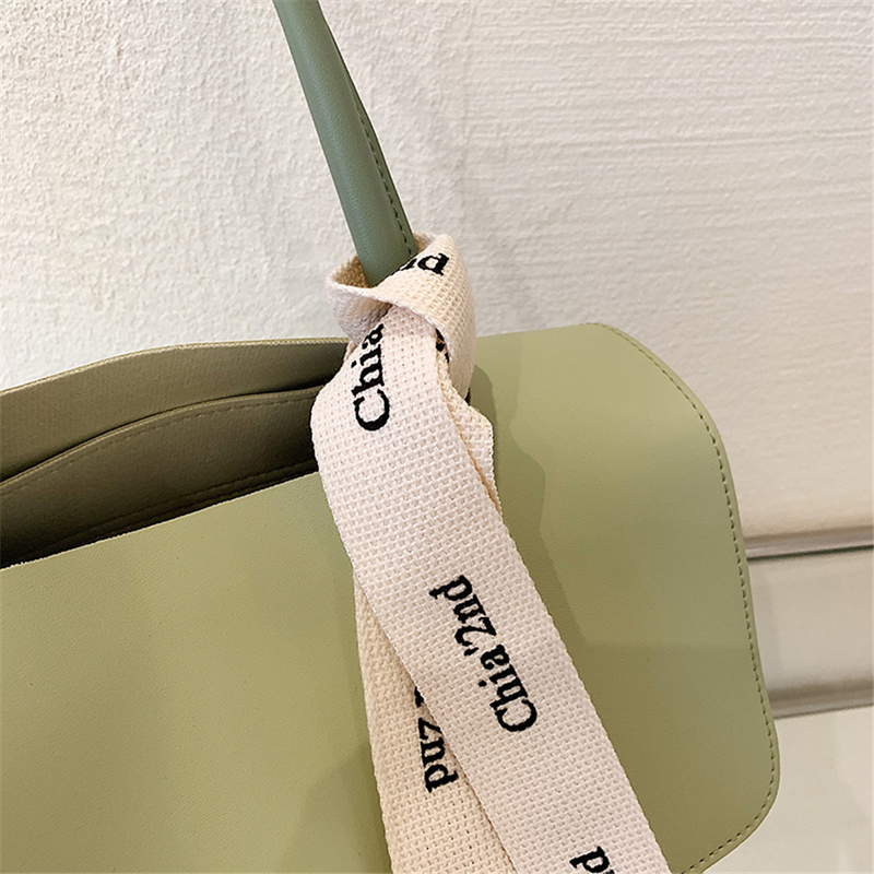 Große Kapazität Damen Einkaufstasche Designer PU Leder Schulter Umhängetasche für Frauen Mode Bänder Geldbörsen und_voghion.com