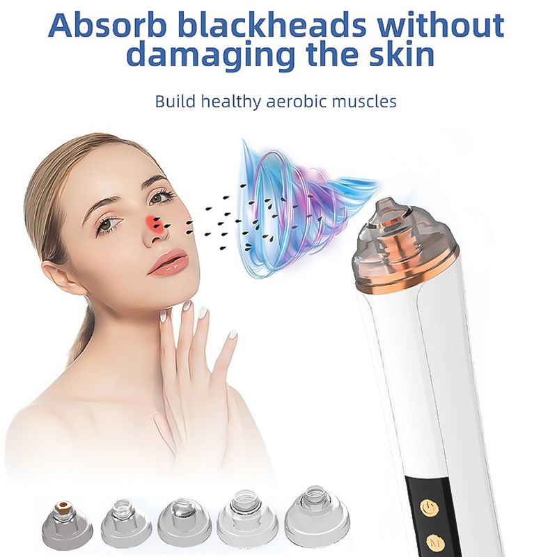 Saug-Mitesser-Haushaltswerkzeug, elektrisches Tiefenreinigungsgerät zum Verkleinern der Poren, Akne- und Porenreinigungs-Einführungsgerät, Poren,_voghion.com