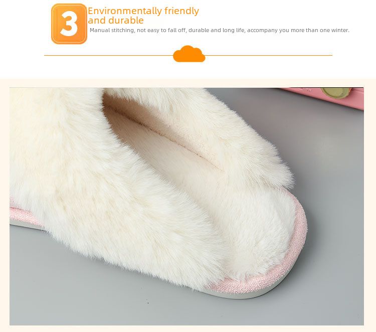 Grenzüberschreitender E-Commerce-Mao-Mund-Erhöhung Home Herren Damen Indoor und Outdoor Warm Cotton Hausschuhe Spot_voghion.com