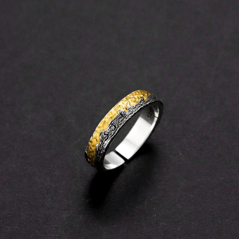Der „Shang“-Ring für Herren ist aus reinem Silber gefertigt und verblasst nicht. Es ist ein leichter Luxus-Nischenring mit einem High-End-Design_voghion.com