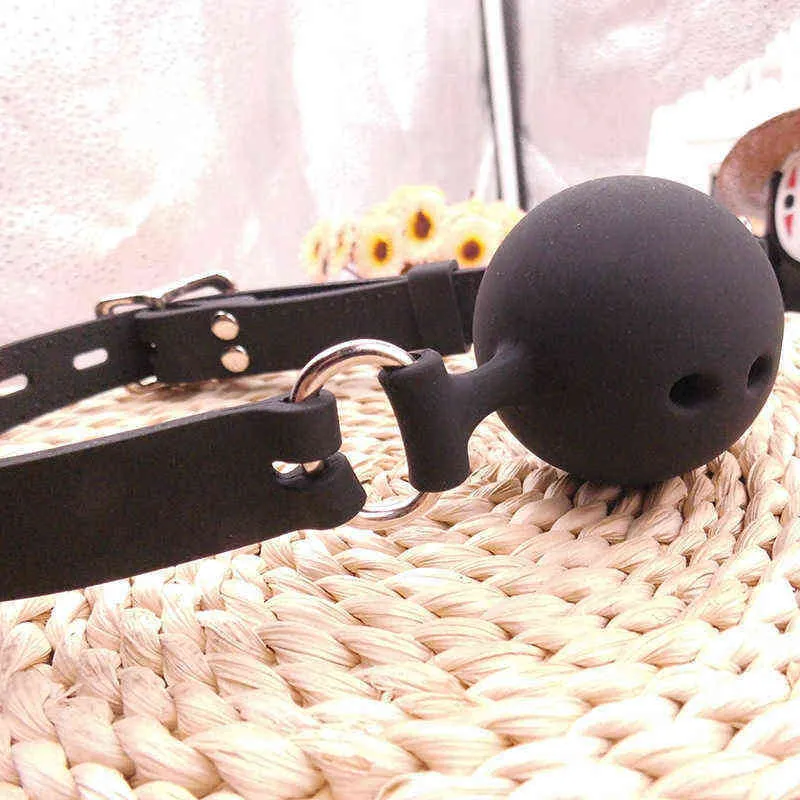 NXY Brinquedos adultos Silicone Boca Aberta Mordaça Sexo Bondage BDSM Fetiche Restrições Bola de Brinquedo Acessórios Exóticos fetiche m_voghion.com