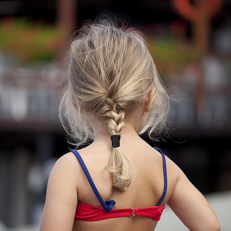 Elastico per capelli per bambine, anello per asciugamano alto elastico in gomma, elastico per coda di cavallo alta, non danneggia i capelli, copricapo da principessa, accessori per capelli_voghion.com