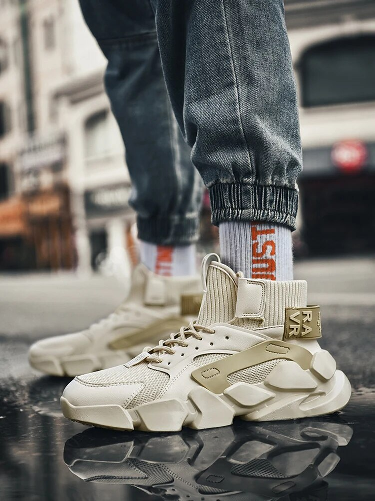 Männer Vulkanisierte Schuhe 2023 Neue Mode Licht Schuhe Männer Frauen High-rise Sneakers Atmungsaktive Wanderschuhe Laufschuhe Plus Größe 46_voghion.com