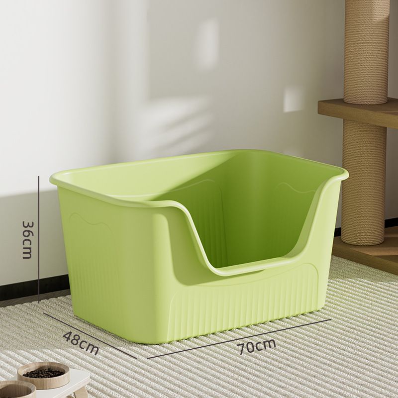 Toilette semichiusa completamente aperta, anti-schizzi, extra large, per gatti Ragdoll Maine Coon_voghion.com