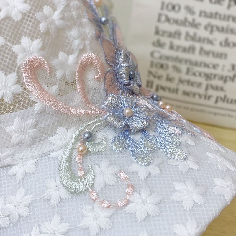 Cappello da baseball estivo in pizzo sottile da donna con fiori ricamati, traspirante, alla moda coreana, con protezione solare_voghion.com