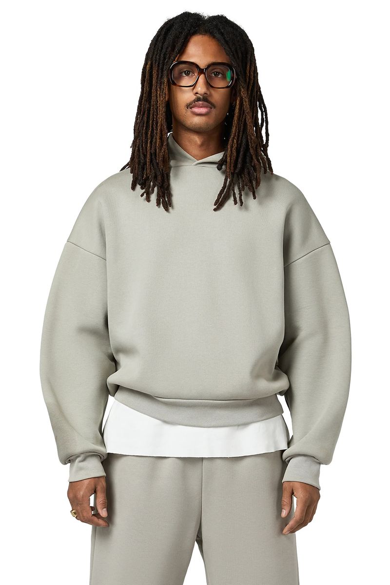 Felpa sportiva in velluto, basic, ampia e comoda, da uomo, moda autunno e inverno_voghion.com