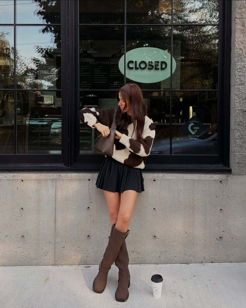 Strickpullover mit kontrastfarbenem Blockmuster – Damen-Langarmpullover mit Rundhalsausschnitt, lässiger, warmer Winterpullover aus weichem Garn, bequeme Passform_voghion.com