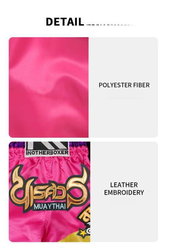 Muay Thai Sanda Boxing Boying Training Contest Otroške kratke hlače MMA Mešane borilne veščine Tekmovalne kratke hlače_voghion.com