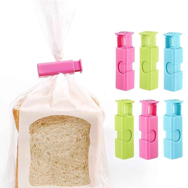 10 Plastic Bag Closure Clips, Moisture-proof Spring Clips For Plastic And Snack Bags, Multi-functional Organizer For Daily Storage_voghion.com
