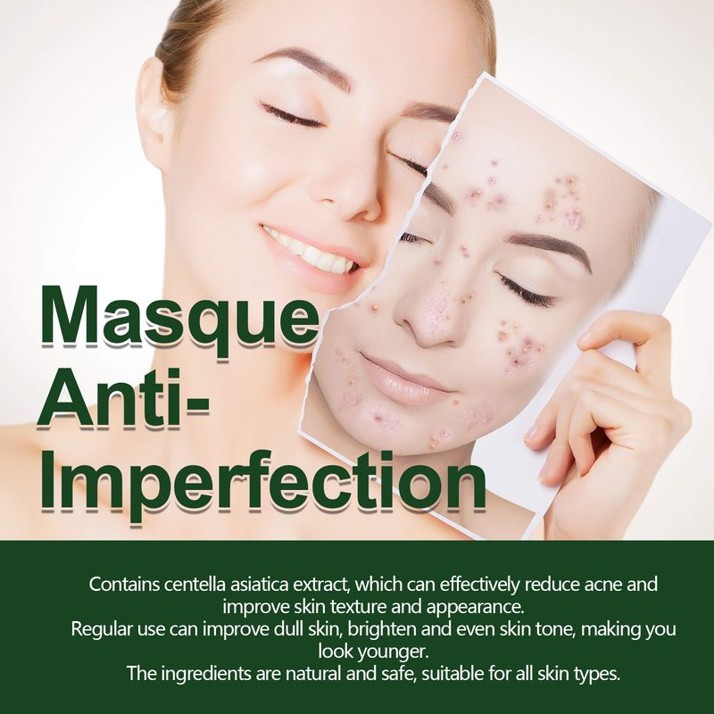 Maschera viso solida detergente e riparatrice per il viso al tè verde del mese occidentale_voghion.com