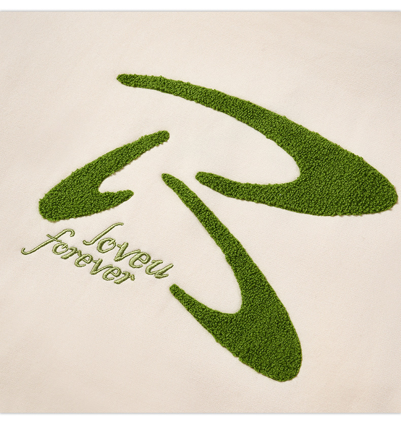 Gewatteerde, geborduurde sweatshirttop met capuchon voor heren_voghion.com