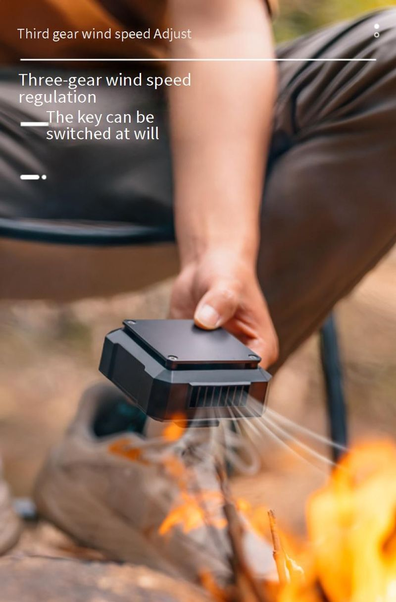 Utomhus hals hängande midja Long life belysning usb portabel laddning mini bladlös skrivbord liten fläkt_voghion.com