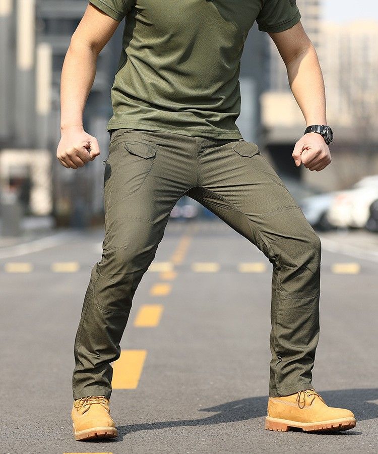 Tactical Cargo Pants For Men – Military Training Style (Quick-Dry, Multi-Pocket, Lightweight Polyester Blend)_voghion.com