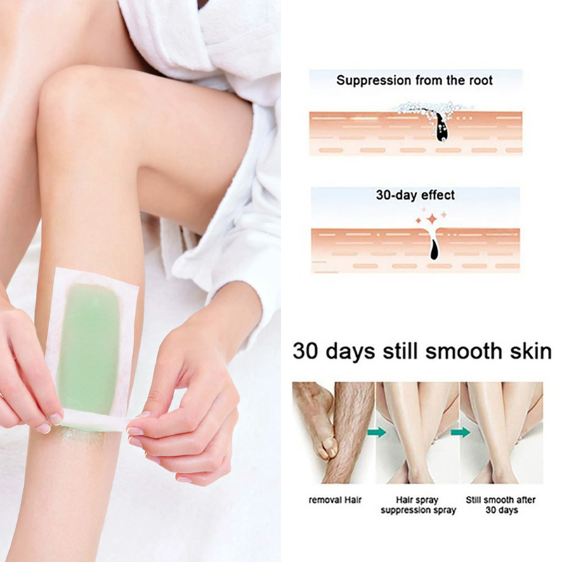 Jaysuing Hair Remova Wax Strip Set eg armpit hand hair, body temperature and are not irritating, cean hair_voghion.com