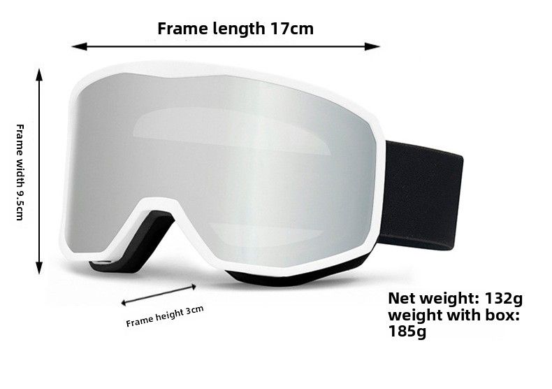 2025 New Outdoor Spherical Goggles Skiing Protective Double Layer Anti-Fog Unisex Ski Glasses_voghion.com