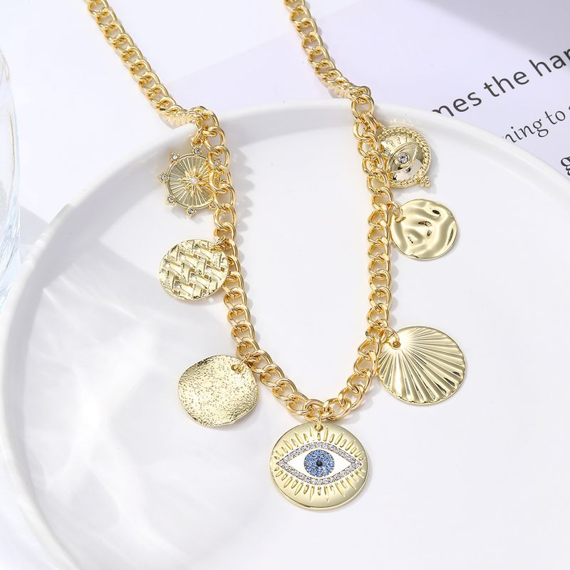 vendita calda ciondolo occhio del diavolo collana multistrato ins collana occhio del diavolo_voghion.com
