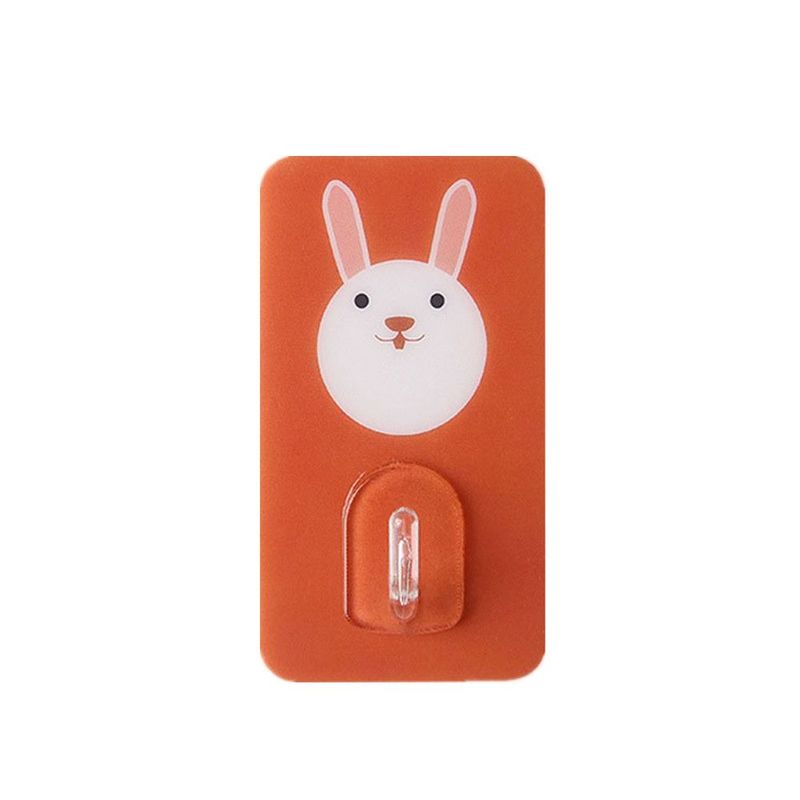 28 Adet Sevimli Hayvan Baskılı Kanca Dekoratif Raflar Askı Anahtarlık Yaratıcı Delgeçsiz Vantuzlu Dikişsiz Yapışkan Kanca_voghion.com