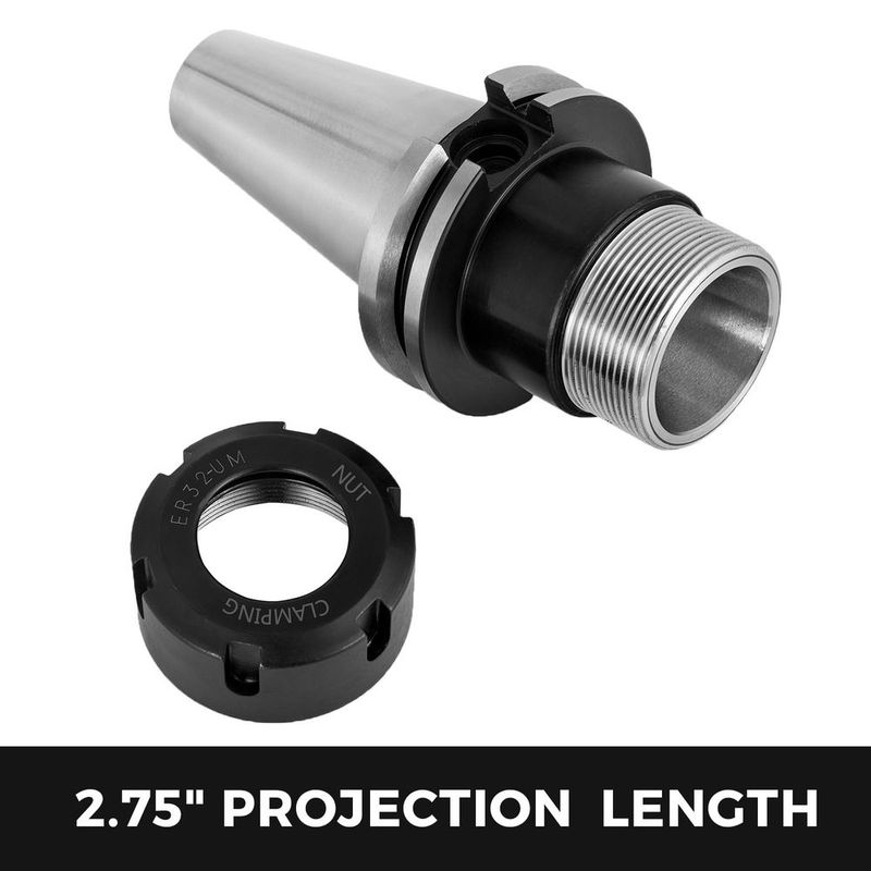 VEVOR 5 PCS Collet Set, CAT40 ER32 Collet Chuck, For CNC Engraving Machine & Milling Lathe Tool (CAT40 ER32)_voghion.com