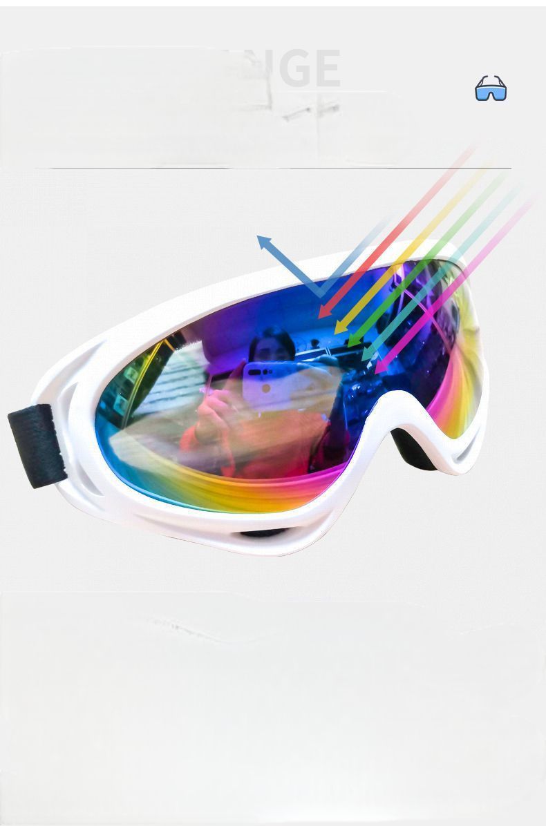 Windproof Dustproof Goggles Men Women, Ski Anti-Fog, Universal For Adults Children, Mountaineering Goggles, Single And_voghion.com