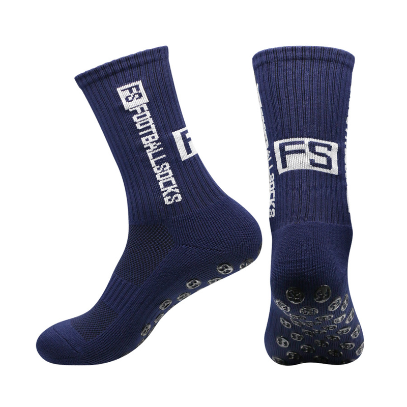 DragonflyDreams 3/4/8 Pairs Non Slip Sport Soccer Socks Anti Slip Football Baseball Unisex Athletic Socks With Grip Pads_voghion.com