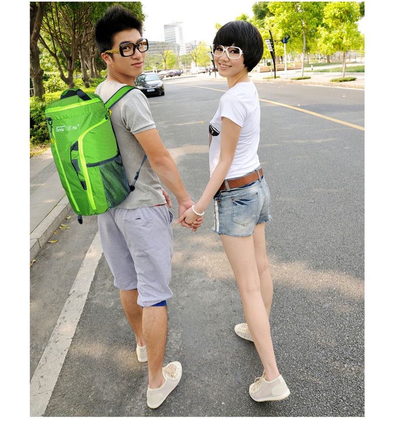 Zaino fitness pieghevole da viaggio impermeabile multifunzionale, borsa sportiva da uomo e da donna, borsa a tracolla diagonale portatile_voghion.com