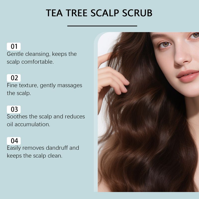 HOEGOA Moisturizing Oil Control Fluffy Hair Refreshing Scalp Scrub Cleansing Cream_voghion.com