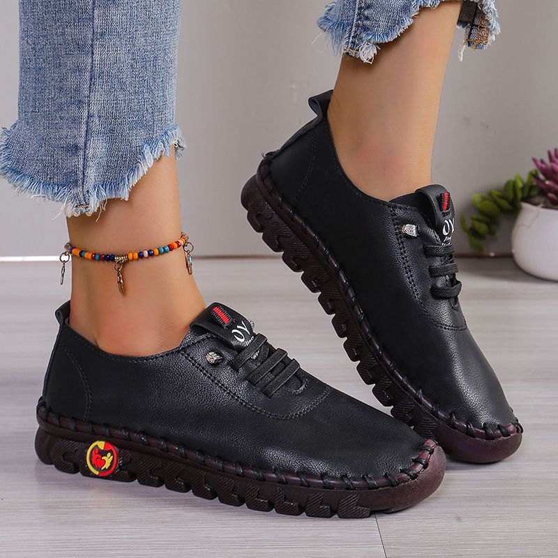 SHLIANG Primăvara și vara Newsoft-Soled Roman respirabil Retro Ing Muffin Bottom Plus Size Pantofi de damă single Y0062_voghion.com