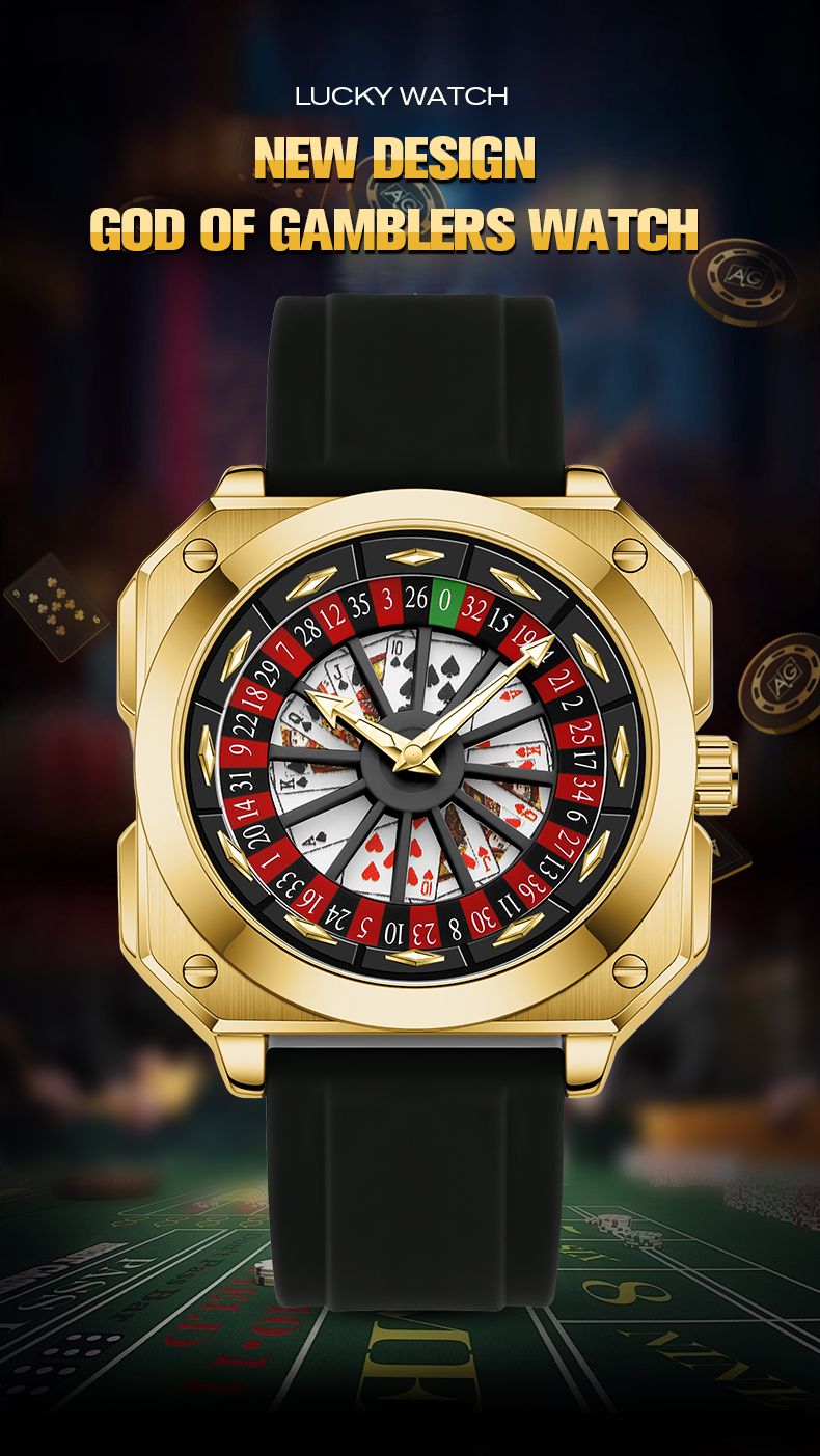2025 neue Herren Roulette Uhr VA VA VOOM Marke Original Sport Stil Mode Silikon Strap Nacht Licht Quadrat Geschenk Uhr Für männer_voghion.com