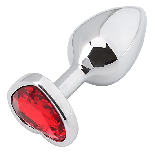 Edelstahl 2,8 CM Anal Plug Herz Metall Butt Plug Sex Spielzeug für Frauen Mann Wasserdicht Schmuck Perlen Erwachsene_voghion.com