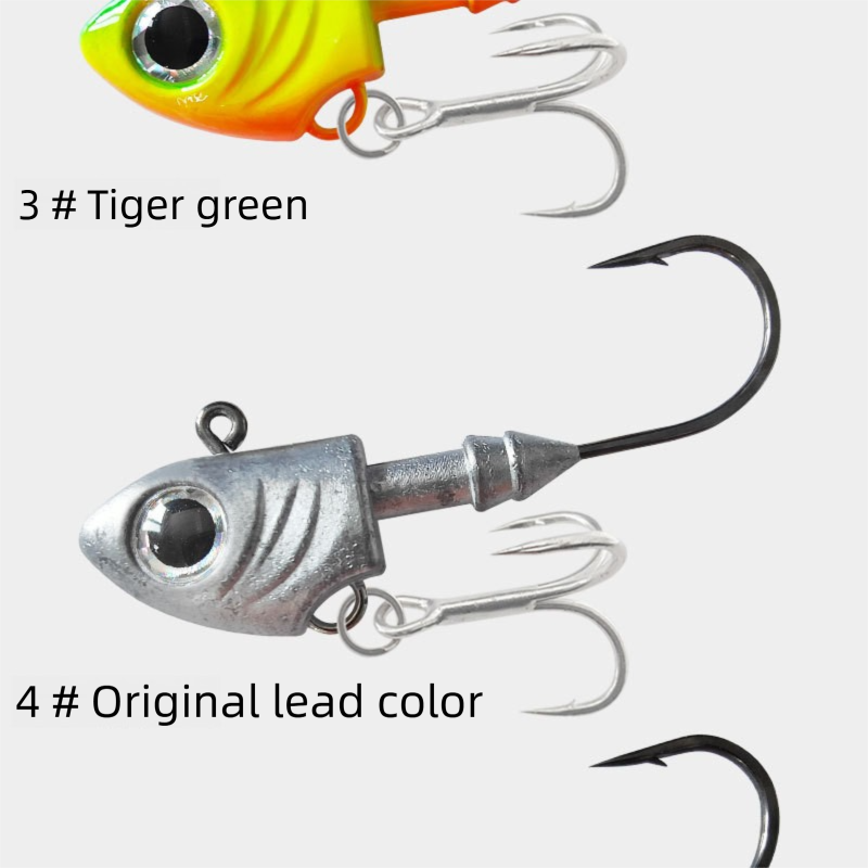 Fish Lead Head Hook With UV Soft Large Weight 40g 30g Luminous Bait Zhoushan Sea Fishing Bass Lure_voghion.com