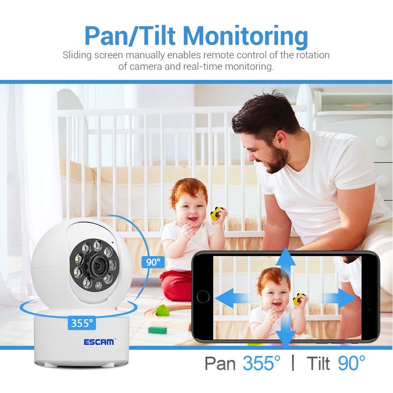 QF005 Telecamera pan-tilt WiFi HD da interno da 4 MP, supporto rilevamento del movimento / audio bidirezionale / visione notturna (spina AU)_voghion.com