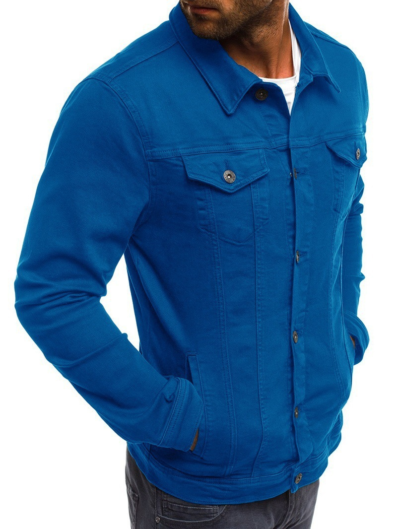 Herren Neue Jeansjacke Mode Lässige Jacke Top Coat_voghion.com