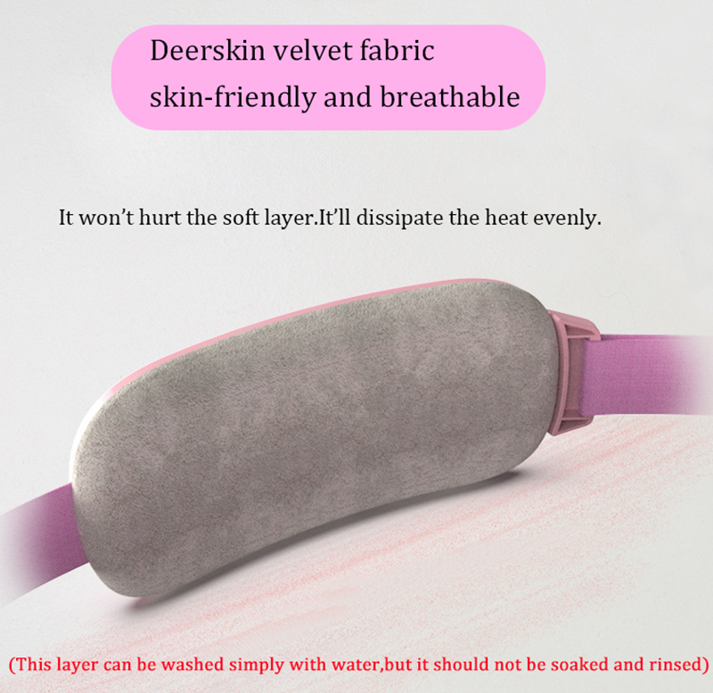 Electische Menstruatie Verwarming Pad Smart Warm Paleis Riem Relief Taille Massage Pijn Krampen Vibrerende Abdominale 70% korting_voghion.com